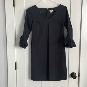 Black J.Crew dress - perfect for date night